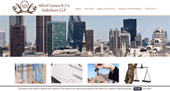 Desktop Screenshot of alfred-james.com
